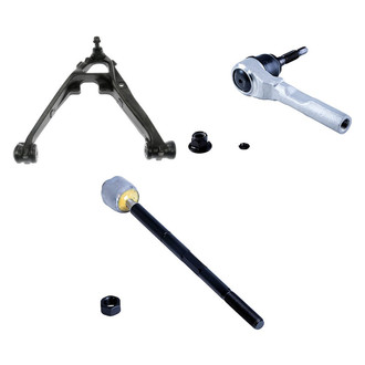 Dorman® - OE Solutions™ Front Driver Side Lower Control Arm with Ball Joint and Tie Rod End Kit