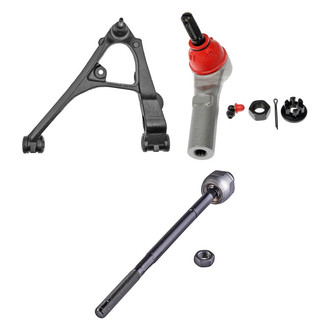 Dorman® - OE Solutions™ Front Driver Side Lower Control Arm with Ball Joint and Tie Rod End Kit
