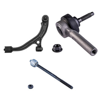 Dorman® - OE Solutions™ Front Driver Side Lower Control Arm with Ball Joint and Tie Rod End Kit