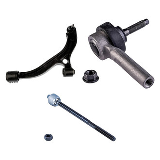 Dorman® - OE Solutions™ Front Driver Side Lower Control Arm with Ball Joint and Tie Rod End Kit