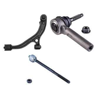 Dorman® - OE Solutions™ Front Driver Side Lower Control Arm with Ball Joint and Tie Rod End Kit