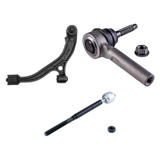 Dorman® - OE Solutions™ Front Driver Side Lower Control Arm with Ball Joint and Tie Rod End Kit