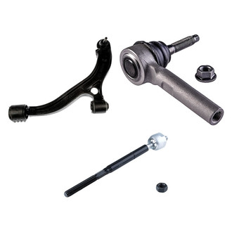 Dorman® - OE Solutions™ Front Driver Side Lower Control Arm with Ball Joint and Tie Rod End Kit