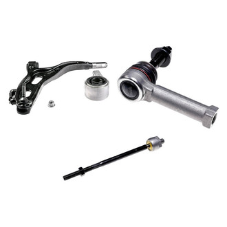 Dorman® - OE Solutions™ Front Driver Side Lower Control Arm with Ball Joint and Tie Rod End Kit