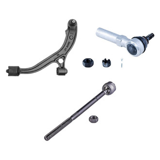 Dorman® - OE Solutions™ Front Driver Side Lower Control Arm with Ball Joint and Tie Rod End Kit