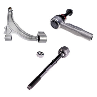 Dorman® - OE Solutions™ Front Driver Side Lower Control Arm with Ball Joint and Tie Rod End Kit