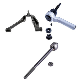 Dorman® - OE Solutions™ Front Driver Side Lower Control Arm with Ball Joint and Tie Rod End Kit