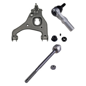 Dorman® - OE Solutions™ Front Driver Side Lower Control Arm with Ball Joint and Tie Rod End Kit