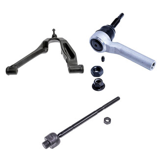 Dorman® - OE Solutions™ Front Driver Side Lower Control Arm with Ball Joint and Tie Rod End Kit