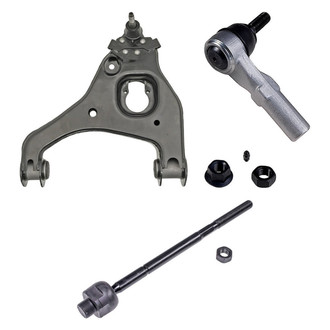 Dorman® - OE Solutions™ Front Driver Side Lower Control Arm with Ball Joint and Tie Rod End Kit