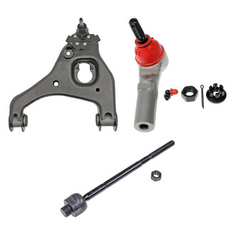 Dorman® - OE Solutions™ Front Driver Side Lower Control Arm with Ball Joint and Tie Rod End Kit