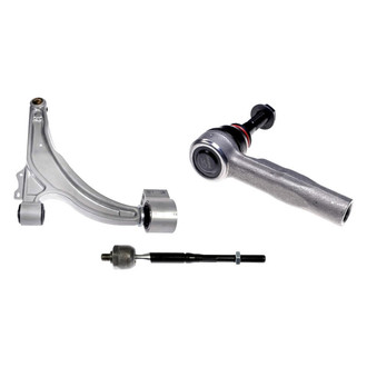 Dorman® - OE Solutions™ Front Driver Side Lower Control Arm with Ball Joint and Tie Rod End Kit
