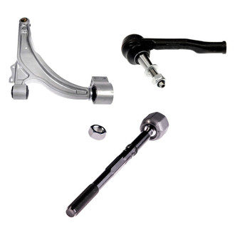 Dorman® - OE Solutions™ Front Driver Side Lower Control Arm with Ball Joint and Tie Rod End Kit