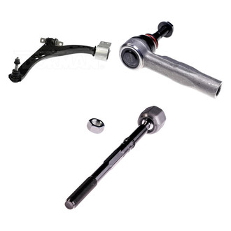 Dorman® - OE Solutions™ Front Driver Side Lower Control Arm with Ball Joint and Tie Rod End Kit