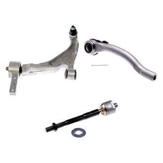 Dorman® - OE Solutions™ Front Driver Side Lower Control Arm with Ball Joint and Tie Rod End Kit