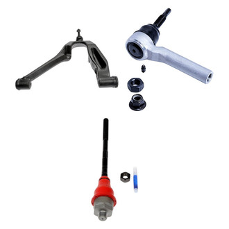 Dorman® - OE Solutions™ Front Driver Side Lower Control Arm with Ball Joint and Tie Rod End Kit