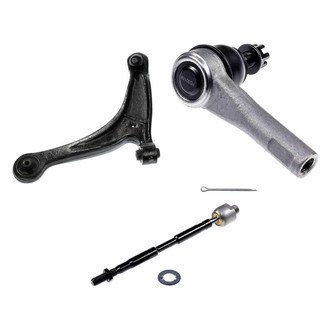 Dorman® - OE Solutions™ Front Driver Side Lower Control Arm with Ball Joint and Tie Rod End Kit