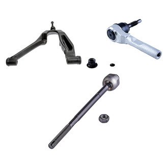 Dorman® - OE Solutions™ Front Driver Side Lower Control Arm with Ball Joint and Tie Rod End Kit