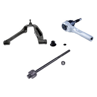 Dorman® - OE Solutions™ Front Driver Side Lower Control Arm with Ball Joint and Tie Rod End Kit