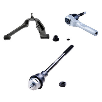 Dorman® - OE Solutions™ Front Driver Side Lower Control Arm with Ball Joint and Tie Rod End Kit