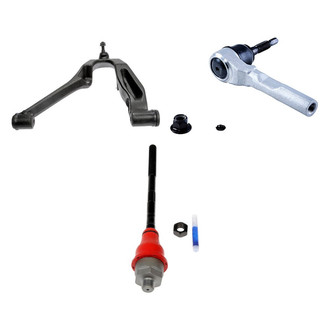 Dorman® - OE Solutions™ Front Driver Side Lower Control Arm with Ball Joint and Tie Rod End Kit