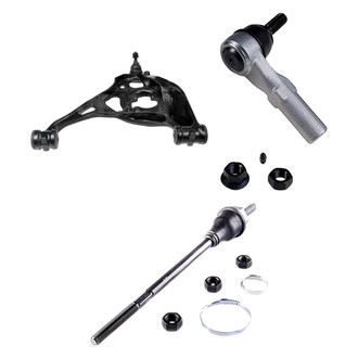 Dorman® - OE Solutions™ Front Driver Side Lower Control Arm with Ball Joint and Tie Rod End Kit