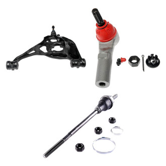 Dorman® - OE Solutions™ Front Driver Side Lower Control Arm with Ball Joint and Tie Rod End Kit