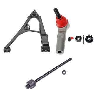 Dorman® - OE Solutions™ Front Driver Side Lower Control Arm with Ball Joint and Tie Rod End Kit