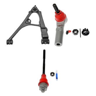 Dorman® - OE Solutions™ Front Driver Side Lower Control Arm with Ball Joint and Tie Rod End Kit