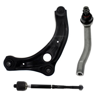 Dorman® - OE Solutions™ Front Driver Side Lower Control Arm with Ball Joint and Tie Rod End Kit