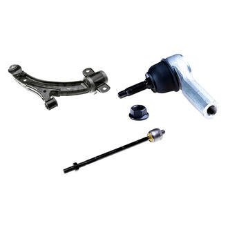 Dorman® - OE Solutions™ Front Driver Side Lower Control Arm with Ball Joint and Tie Rod End Kit