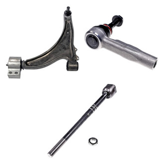 Dorman® - OE Solutions™ Front Driver Side Lower Control Arm with Ball Joint and Tie Rod End Kit