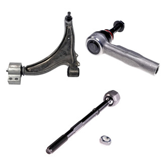 Dorman® - OE Solutions™ Front Driver Side Lower Control Arm with Ball Joint and Tie Rod End Kit