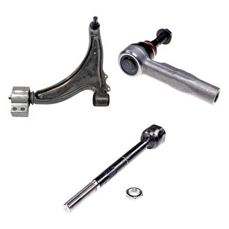 Dorman® - OE Solutions™ Front Driver Side Lower Control Arm with Ball Joint and Tie Rod End Kit