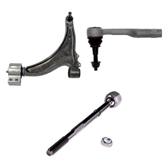 Dorman® - OE Solutions™ Front Driver Side Lower Control Arm with Ball Joint and Tie Rod End Kit