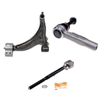 Dorman® - OE Solutions™ Front Driver Side Lower Control Arm with Ball Joint and Tie Rod End Kit