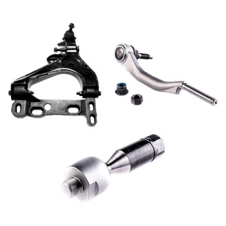 Dorman® - OE Solutions™ Front Driver Side Lower Control Arm with Ball Joint and Tie Rod End Kit