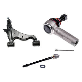 Dorman® - OE Solutions™ Front Driver Side Lower Control Arm with Ball Joint and Tie Rod End Kit