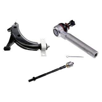 Dorman® - OE Solutions™ Front Driver Side Lower Control Arm with Ball Joint and Tie Rod End Kit