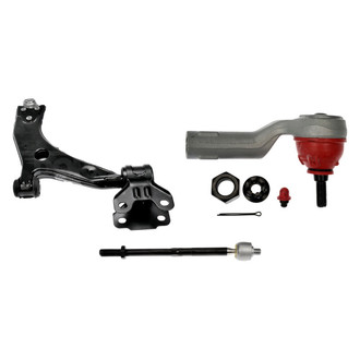 Dorman® - OE Solutions™ Front Driver Side Lower Control Arm with Ball Joint and Tie Rod End Kit