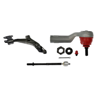 Dorman® - OE Solutions™ Front Driver Side Lower Control Arm with Ball Joint and Tie Rod End Kit