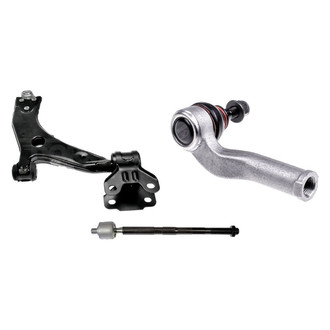 Dorman® - OE Solutions™ Front Driver Side Lower Control Arm with Ball Joint and Tie Rod End Kit