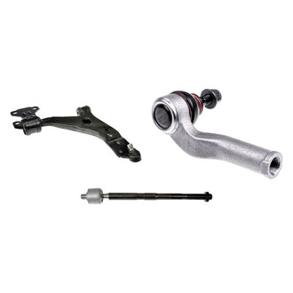 Dorman® - OE Solutions™ Front Driver Side Lower Control Arm with Ball Joint and Tie Rod End Kit