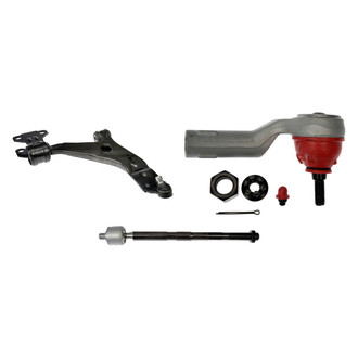 Dorman® - OE Solutions™ Front Driver Side Lower Control Arm with Ball Joint and Tie Rod End Kit