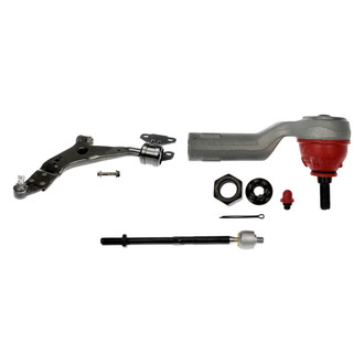 Dorman® - OE Solutions™ Front Driver Side Lower Control Arm with Ball Joint and Tie Rod End Kit