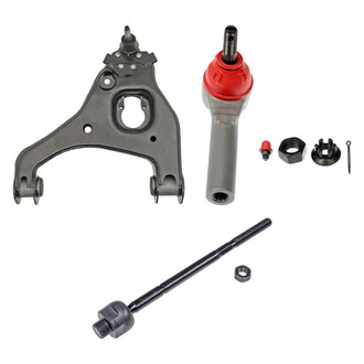 Dorman® - OE Solutions™ Front Driver Side Lower Control Arm with Ball Joint and Tie Rod End Kit