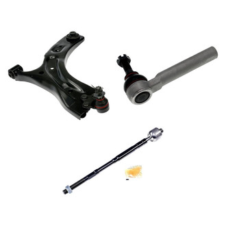 Dorman® - OE Solutions™ Front Driver Side Lower Control Arm with Ball Joint and Tie Rod End Kit