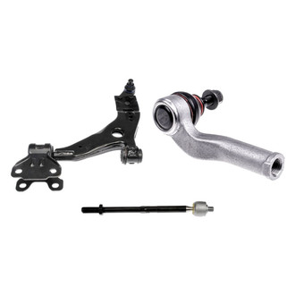Dorman® - OE Solutions™ Front Driver Side Lower Control Arm with Ball Joint and Tie Rod End Kit