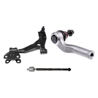 Dorman® - OE Solutions™ Front Driver Side Lower Control Arm with Ball Joint and Tie Rod End Kit