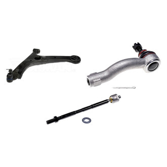 Dorman® - OE Solutions™ Front Driver Side Lower Control Arm with Ball Joint and Tie Rod End Kit